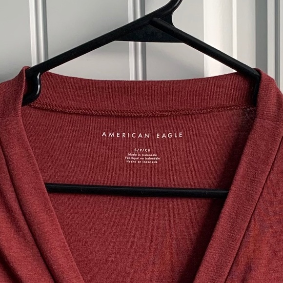 AE Wrap Short Sleeve Top - Picture 3 of 5